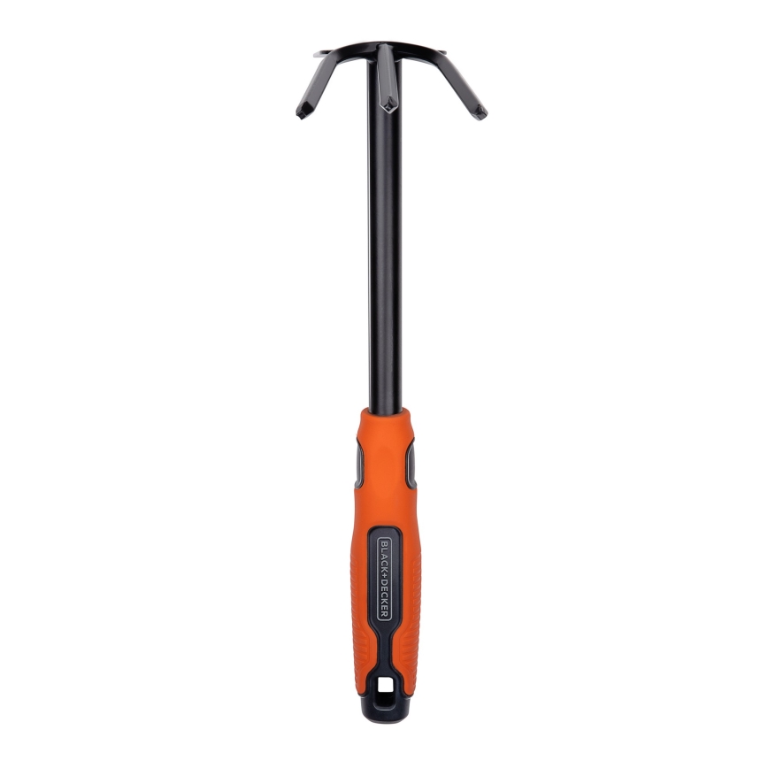 BLACK+DECKER - Bêche de jardin avec décompacteur à trois dents 30 cm