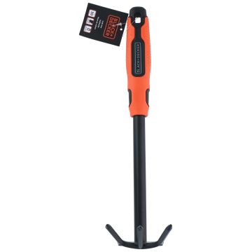 BLACK+DECKER - Bêche de jardin avec décompacteur à trois dents 30 cm