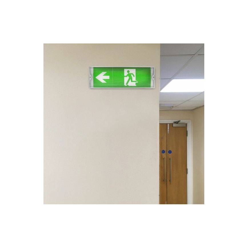 Bloc de secours LED EMERGENCY EXIT LED/3W/230V 6400K IP65