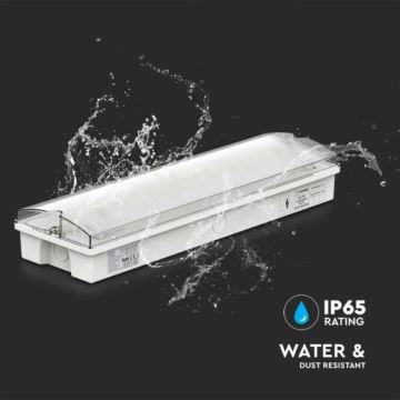 Bloc de secours LED EMERGENCY EXIT LED/3W/230V 6400K IP65