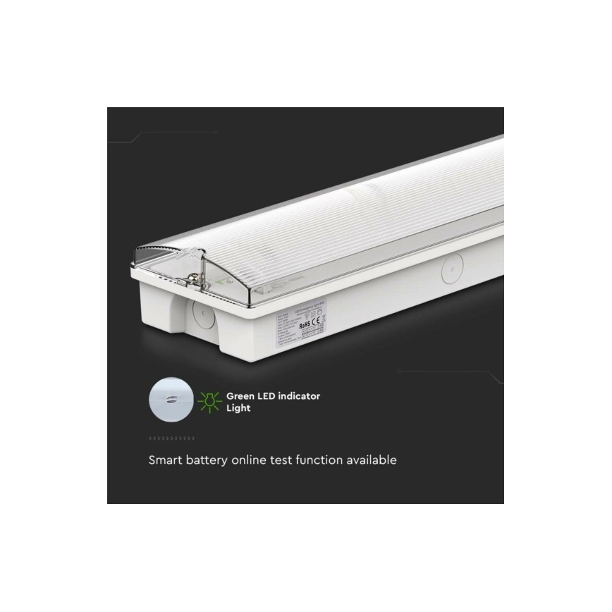 Bloc de secours LED EMERGENCY EXIT LED/3W/230V 6400K IP65