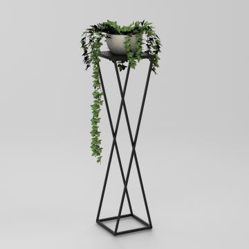 Bloemen standaard 100x24 cm zwart