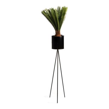 Bloemenstandaard TRIPOD 110x25 cm zwart