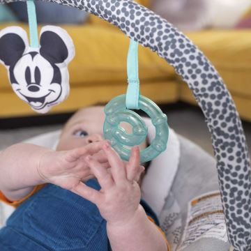 Bright Starts - Chaise longue vibrante pour bébé avec une mélodie MICKEY MOUSE