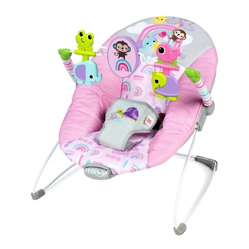 Bright Starts - Vibrerend wipstoeltje voor baby's PINK PARADISE
