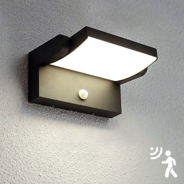 Brilagi - Applique murale extérieure avec détecteur ANKLE LED/12,5W/230V IP54