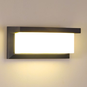 Brilagi - Applique murale extérieure BRICKY LED/12W/230V anthracite IP54