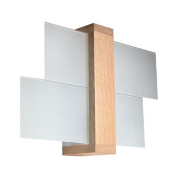 Brilagi -  Applique murale LED HERA 1xE27/7,5W/230V bois