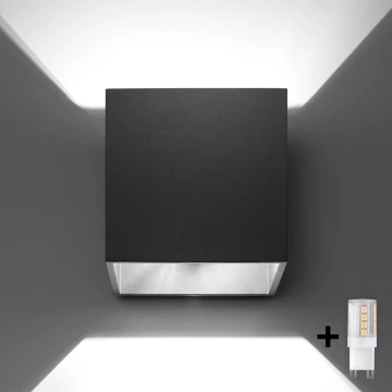 Brilagi -  Applique murale LED MURO 1xG9/4W/230V noir