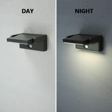 Brilagi - Applique murale solaire avec détecteur ANKLE LED/3,5W/3,7V IP54