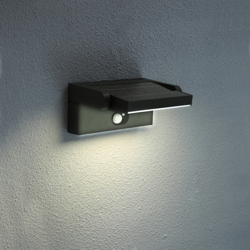 Brilagi - Applique murale solaire avec détecteur ANKLE LED/3,5W/3,7V IP54