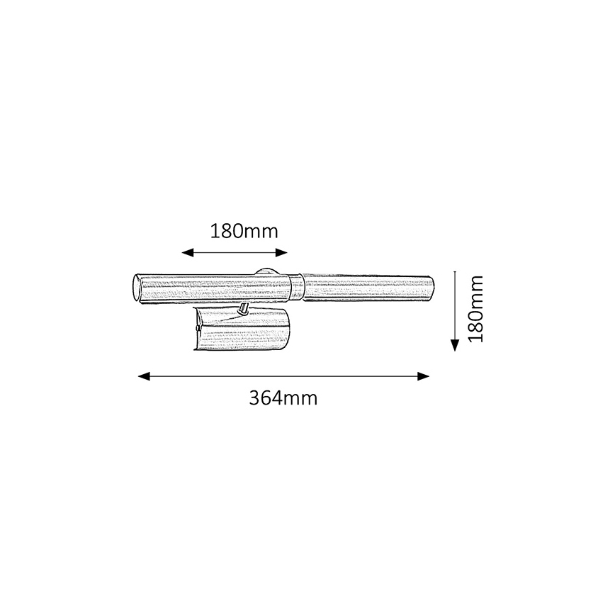 Brilagi - Applique pour tableau DANAE 2xE14/40W/230V bronze