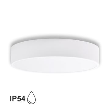 Brilagi - Badkamer plafondlamp CLARE 3xE27/24W/230V diameter 40 cm wit IP54