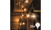 Brilagi - Decoratieve LED Lichtsnoer voor buiten SLINGER 25xE12 20m IP44 warm wit