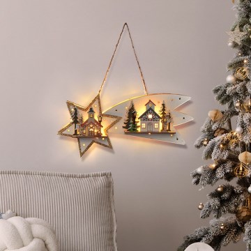 Brilagi - Décoration de Noël LED/2xAA comète