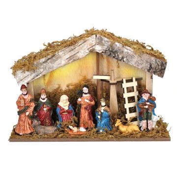 Brilagi - Décoration de Noël LED LED/2xAA crèche