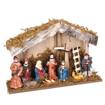 Brilagi - Décoration de Noël LED LED/2xAA crèche