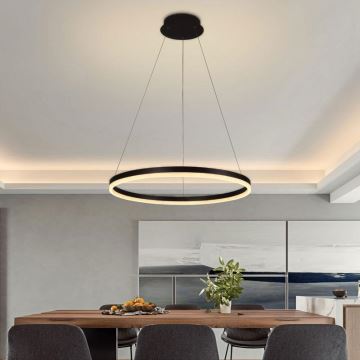 Brilagi - Dimbare LED hanglamp aan een koord CIRCLE LED/42W/230V 3000-6500K + afstandsbediening