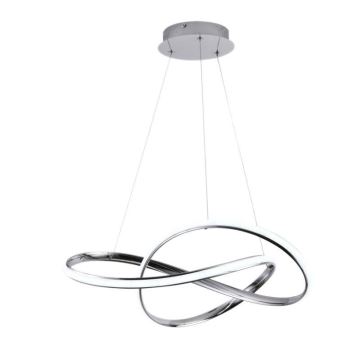 Brilagi - Dimbare LED hanglamp aan een koord COSMOWAVE LED/70W/230V chroom + afstandsbediening