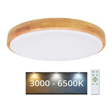 Brilagi - Dimbare LED Plafond Lamp PINE LED/24W/230V + afstandsbediening