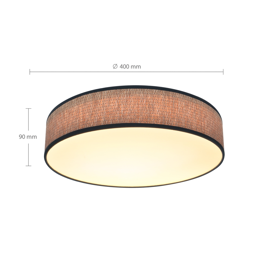 Brilagi - Dimbare LED plafondlamp ADELA LED/48W/230V 3000-6500K diameter 40 cm + afstandsbediening