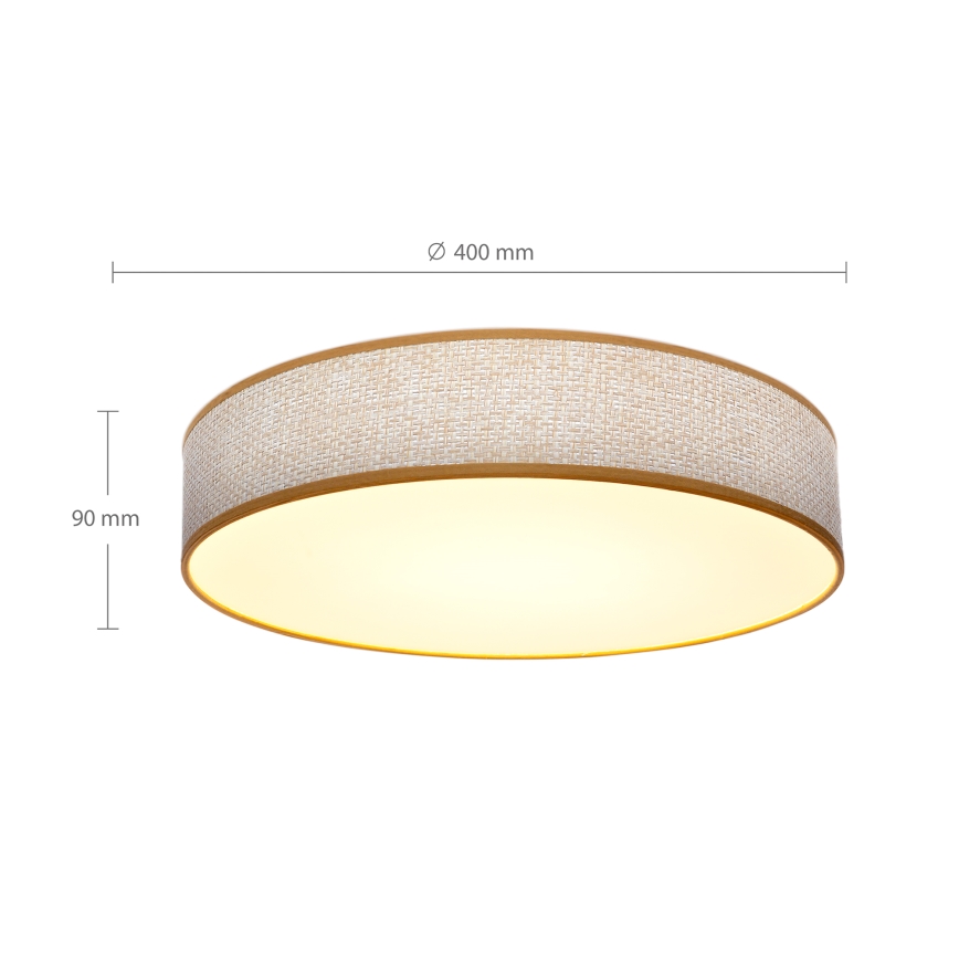 Brilagi - Dimbare LED plafondlamp CARMEN LED/48W/230V 3000-6500K diameter 40 cm + afstandsbediening