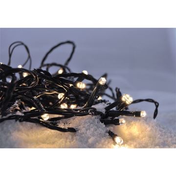 Brilagi - Guirlande de Noël extérieure à LED 500xLED/8 fonctions 55m IP44 blanc chaud