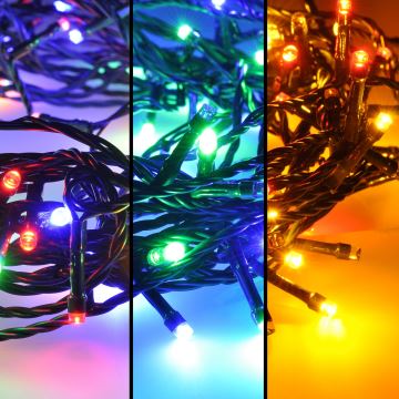 Brilagi - Guirlande décorative extérieure LED 300xLED/8 fonctions 35 m IP44 multicolore