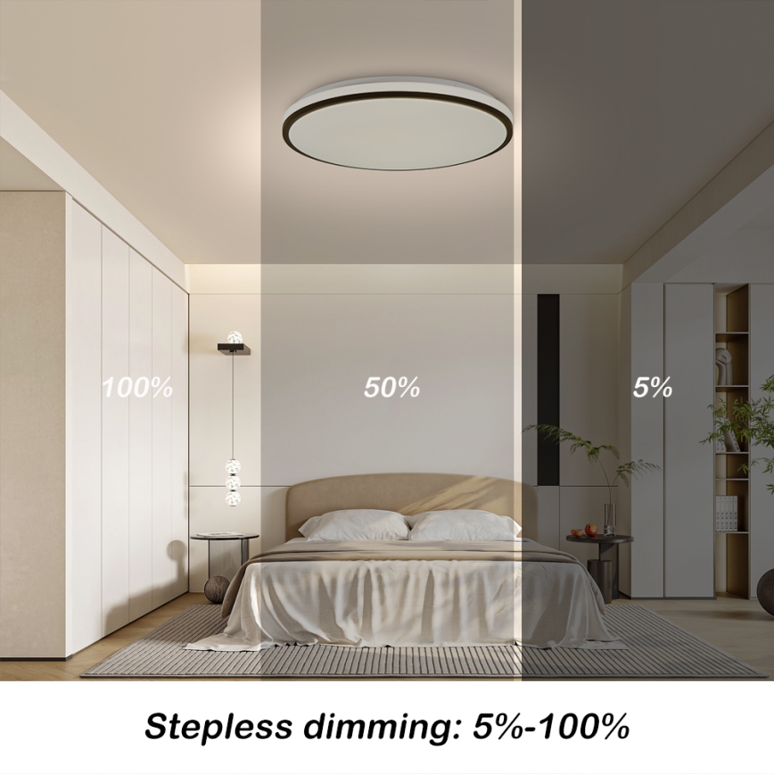 Brilagi - Dimbare LED plafondlamp SMART LED/36W/230V 3000-6000K diameter 45 cm Wi-Fi Tuya + afstandsbediening