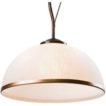 Brilagi - LED Hanglamp met vaste pendel ANTICO 1xE27/60W/230V brons patina