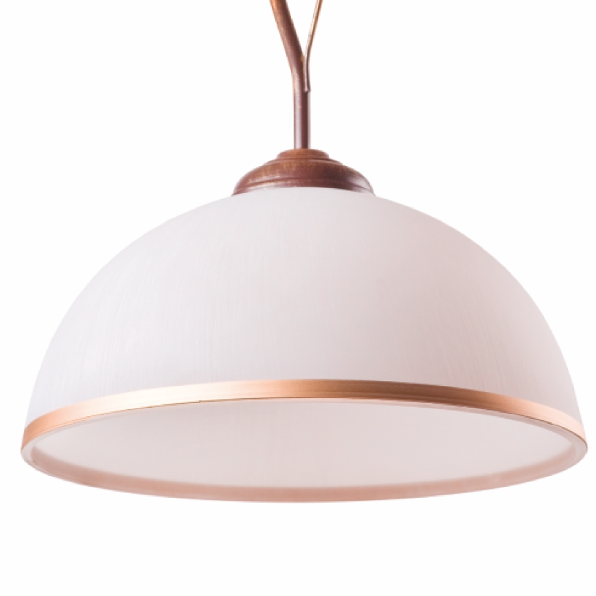 Brilagi - LED Hanglamp met vaste pendel ANTICO 1xE27/60W/230V brons patina