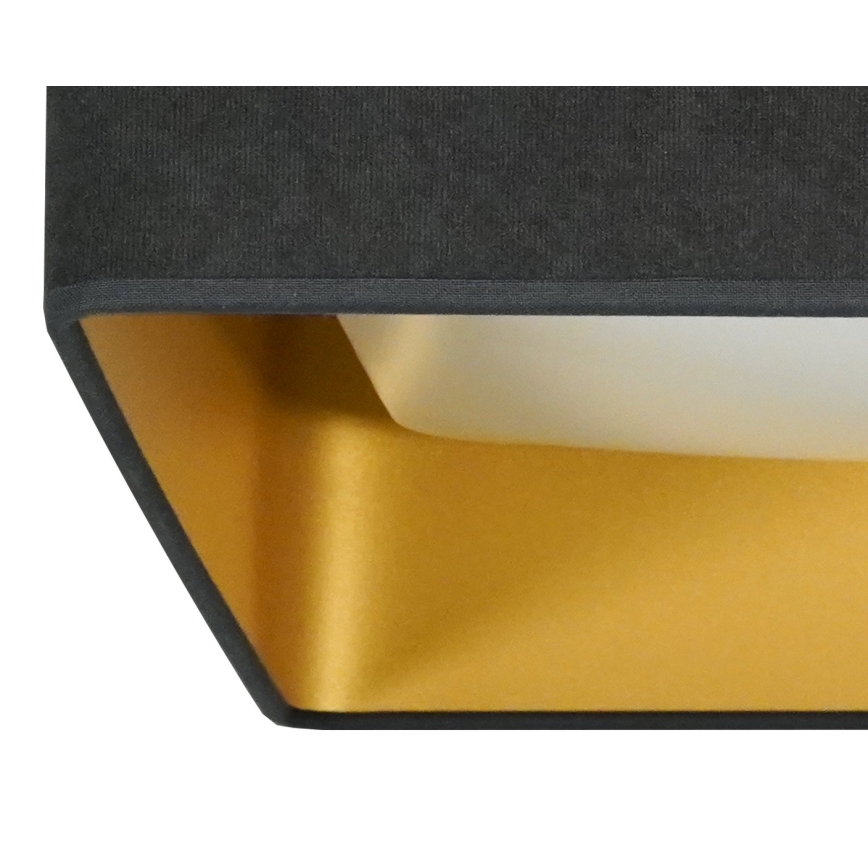 Brilagi - LED Plafondlamp VELVET SQUARE LED/24W/230V grijs