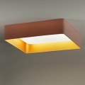 Brilagi - LED Plafondlamp VELVET SQUARE LED/24W/230V roze