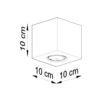 Brilagi -  LED spot MURO 1xGU10/7W/230V beton