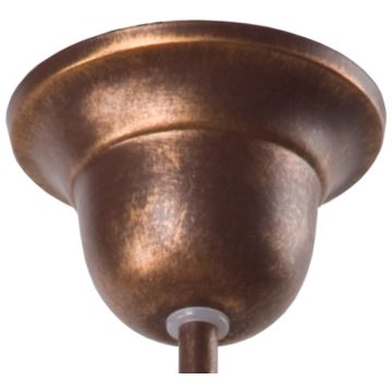 Brilagi - LED Suspension chaîne ANTICO 3xE27/60W/230V bronze patiné