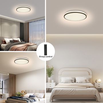 Brilagi - Plafonnier à intensité variable SMART LED/28W/230V 3000-6000K d. 35 cm Wi-Fi Tuya + télécommande