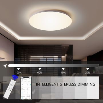 Brilagi - Luminaire à intensité variable SMART STARS LED/24W/230V  2700-6500K Wi-Fi Tuya + Télécommande