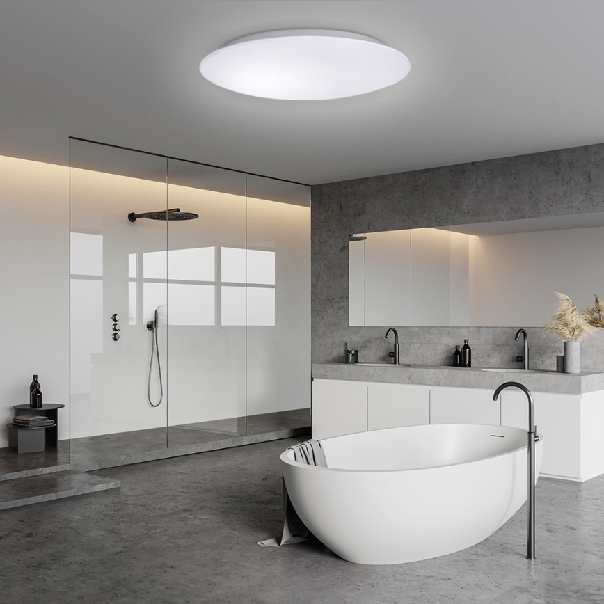 Brilagi - Plafonnier de salle de bain avec détecteur VESTAS LED/28W/230V 3000K IP54