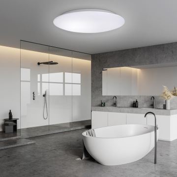 Brilagi - Plafonnier de salle de bain avec détecteur VESTAS LED/45W/230V 3000K IP54