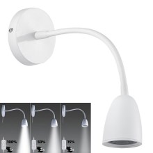 Brilagi - Petite lampe flexible à intensité variable LED/4W/230V blanc
