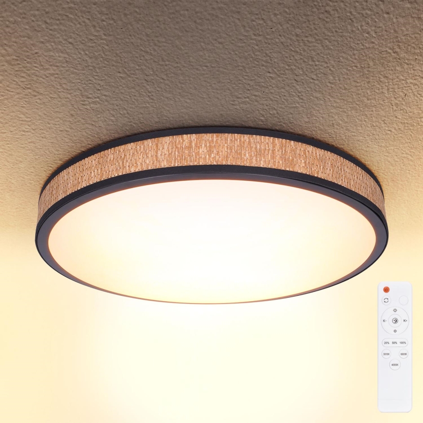 Brilagi - Plafonnier à intensité variable ROSA LED/48W/230V 3000-6500K d. 38 cm + télécommande