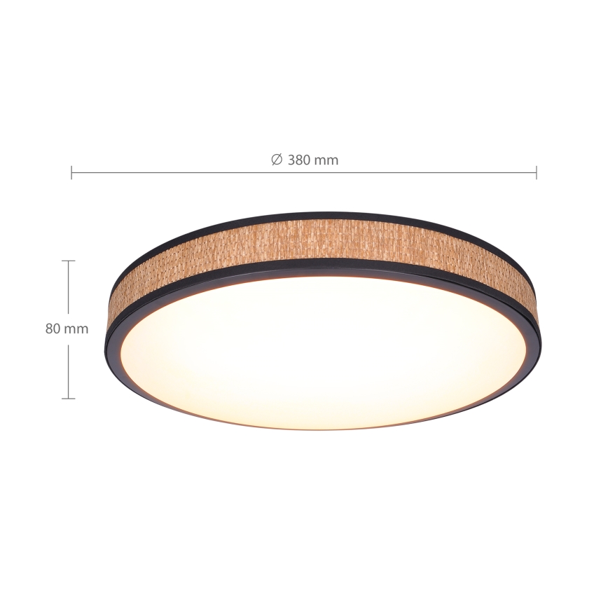 Brilagi - Plafonnier à intensité variable ROSA LED/48W/230V 3000-6500K d. 38 cm + télécommande