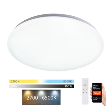 Brilagi - Plafonnier à intensité variable SMART LED/36W/230V 2700-6500K Wi-Fi Tuya + Télécommande