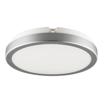 Brilagi - Plafonnier LED salle de bain PERA 18W/230V d. 22 cm IP65 argent
