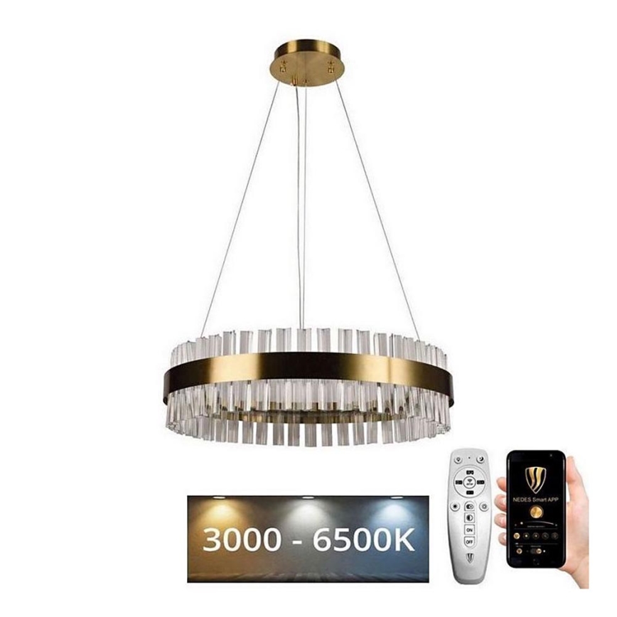 Brilagi - Suspension filaire en cristal à intensité variable HALO LED/40W/230V + télécommande