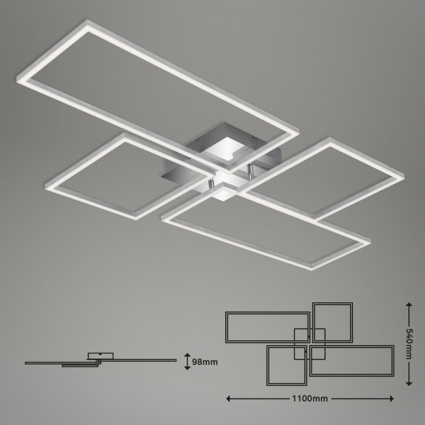 Brilo 3170-018 - Dimbare LED bevestigde hanglamp FRAME LED/51W/230V 2700-5000K + afstandsbediening