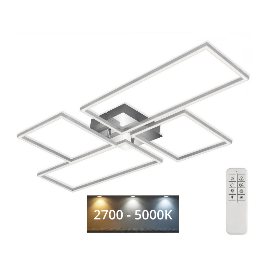 Brilo 3170-018 - Plafonnier à intensité variable FRAME LED/51W/230V 2700-5000K + télécommande