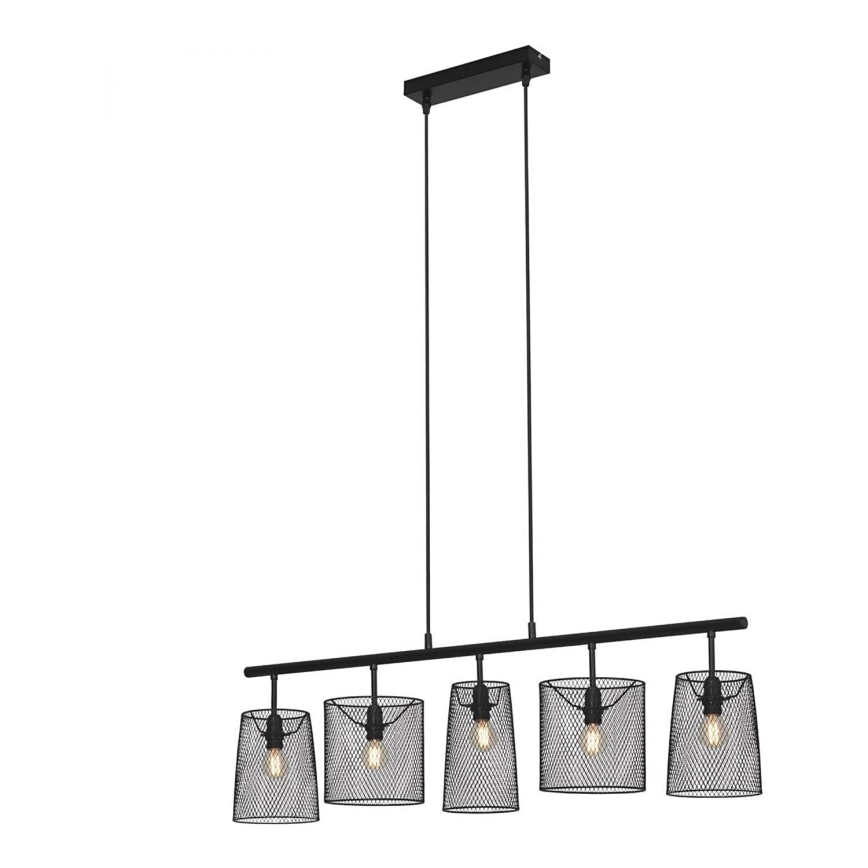 Brilo 4076-055 - Hanglamp aan een koord RETRO 5xE14/40W/230V