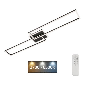 Brilo - Plafonnier à intensité variable FRAME 2xLED/20W/230V 2700-6500K + télécommande