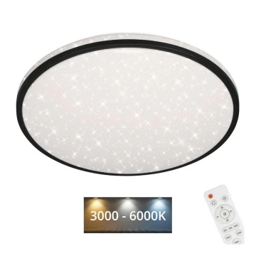 Brilo - Plafonnier à intensité variable STARRY SKY LED/48W/230V 3000-6000K + télécommande